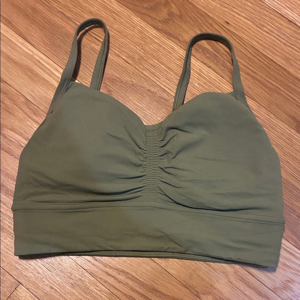 Lululemon Athletica Olive Sports Bra